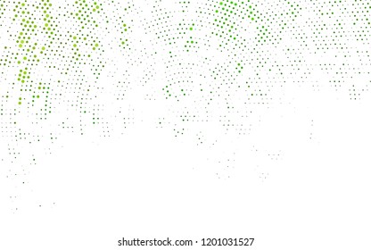 Light Green vector template with circles. Glitter abstract illustration with blurred drops of rain. Pattern for beautiful websites.