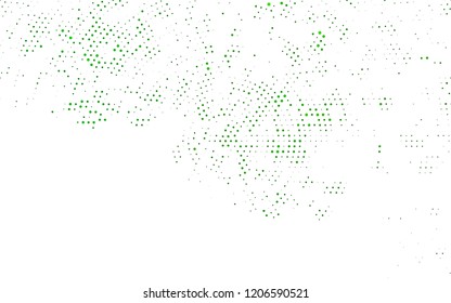 Light Green vector template with circles. Illustration with set of shining colorful abstract circles. Pattern for ads, leaflets.