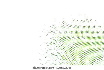 Light Green vector template with circles. Modern abstract illustration with colorful water drops. Pattern for beautiful websites.