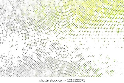 Light Green vector template with circles. Blurred bubbles on abstract background with colorful gradient. Pattern for beautiful websites.