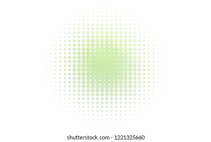 Light Green vector template with circles. Illustration with set of shining colorful abstract circles. Design for posters, banners.