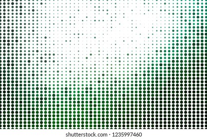 Light Green vector template with circles. Abstract illustration with colored bubbles in nature style. Template for your brand book.