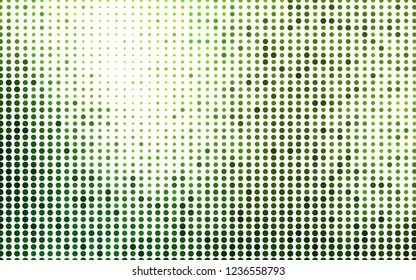 Light Green vector template with circles. Blurred decorative design in abstract style with bubbles. Design for business adverts.