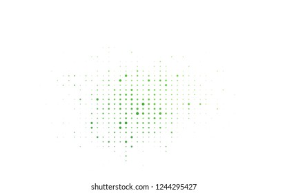 Light Green vector template with circles. Modern abstract illustration with colorful water drops. Pattern for ads, booklets.