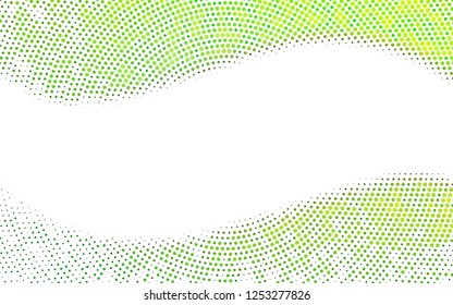 Light Green vector template with circles. Beautiful colored illustration with blurred circles in nature style. Pattern for beautiful websites.