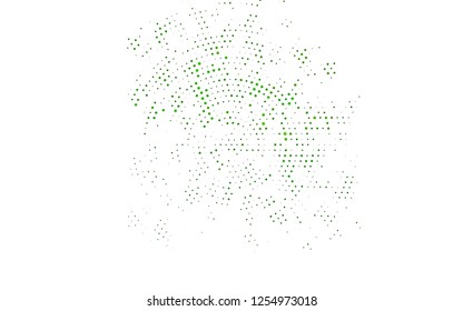 Light Green vector template with circles. Modern abstract illustration with colorful water drops. Pattern for beautiful websites.