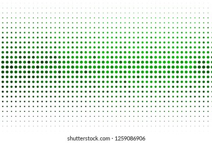 Light Green vector template with circles. Illustration with set of shining colorful abstract circles. Pattern of water, rain drops.