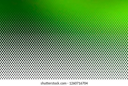 Light Green vector template with circles. Abstract illustration with colored bubbles in nature style. Pattern for ads, leaflets.