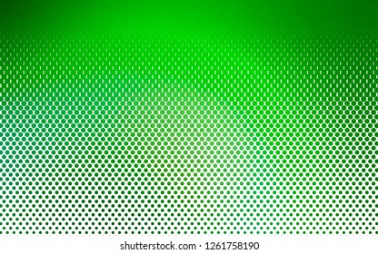 Light Green vector template with circles. Modern abstract illustration with colorful water drops. Design for posters, banners.