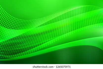 Light Green vector template with circles, triangles. Abstract illustration with colorful discs and triangles. Pattern for design of fabric, wallpapers.