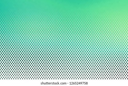 Light Green vector template with circles. Modern abstract illustration with colorful water drops. Pattern for beautiful websites.