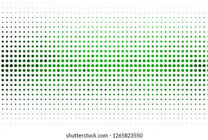 Light Green vector template with circles. Illustration with set of shining colorful abstract circles. Pattern of water, rain drops.