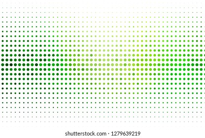 Light Green vector template with circles. Blurred decorative design in abstract style with bubbles. Pattern of water, rain drops.
