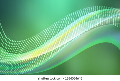 Light Green vector template with circles, triangles. Modern abstract colorful illustration with spheres and lines. New template for your brand book.