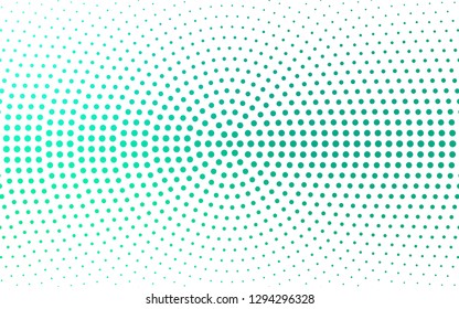 Light Green vector  template with circles. Glitter abstract illustration with blurred drops of rain. Pattern for beautiful websites.