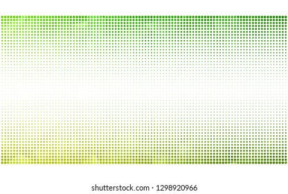 Light Green vector  template with circles. Beautiful colored illustration with blurred circles in nature style. Pattern for beautiful websites.
