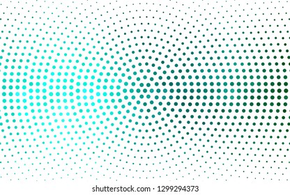 Light Green vector  template with circles. Abstract illustration with colored bubbles in nature style. Pattern for textures of wallpapers.