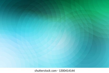Light Green vector template with circles. Beautiful colored illustration with blurred circles in nature style. New design for ad, poster, banner of your website.