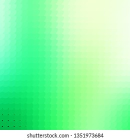 Light Green vector template with circles. Abstract decorative design in gradient style with bubbles. Pattern for business ads.