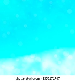 Light Green vector template with circles. Abstract colorful disks on simple gradient background. Design for posters, banners.