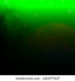 Light Green vector template with circles. Illustration with set of shining colorful abstract spheres. Pattern for wallpapers, curtains.