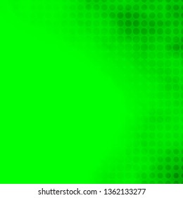 Light Green vector template with circles. Abstract colorful disks on simple gradient background. Design for your commercials.