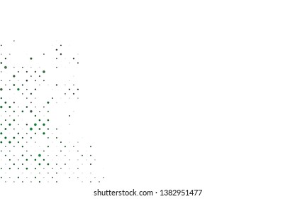 Light Green vector template with circles. Modern abstract illustration with colorful water drops. Pattern for ads, booklets.