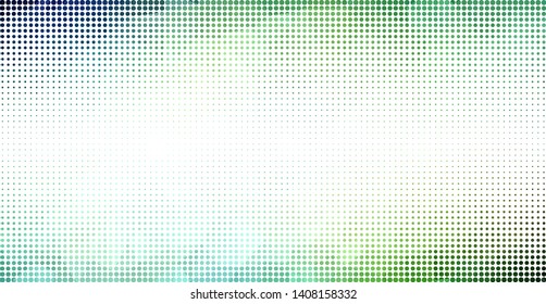 Light Green vector  template with circles. Glitter abstract illustration with blurred drops of rain. Pattern for textures of wallpapers.