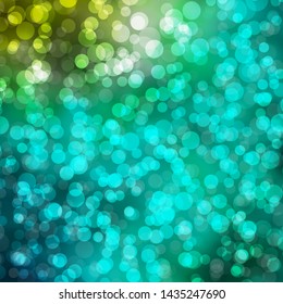 Light Green vector template with circles. Abstract illustration with colorful spots in nature style. Design for your commercials.