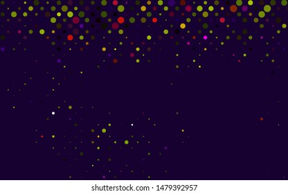 Light Green vector template with circles. Abstract illustration with colored bubbles in nature style. Pattern for ads, booklets.