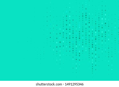 Light Green vector template with circles. Blurred decorative design in abstract style with bubbles. New template for your brand book.