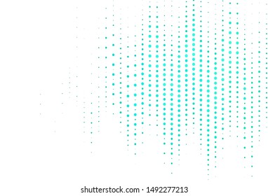 Light Green vector template with circles. Blurred decorative design in abstract style with bubbles. New template for your brand book.