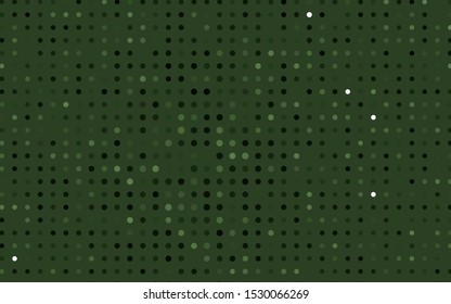 Light Green vector template with circles. Illustration with set of shining colorful abstract circles. Pattern for ads, leaflets.