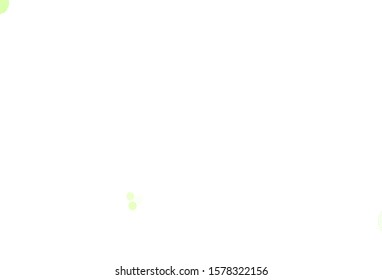 Light Green vector template with circles. Glitter abstract illustration with blurred drops of rain. Pattern for futuristic ad, booklets.