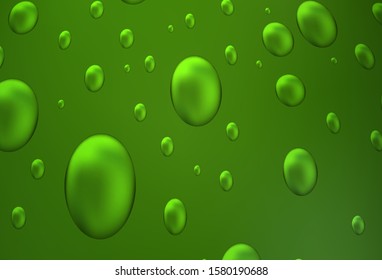 Light Green vector template with circles. Beautiful colored illustration with blurred circles in nature style. Beautiful design for your business natural advert.