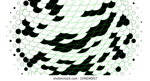 Light Green vector template with circles. Abstract illustration with colorful spots in nature style. Pattern for booklets, leaflets.