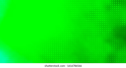 Light Green vector template with circles. Abstract illustration with colorful spots in nature style. Pattern for wallpapers, curtains.