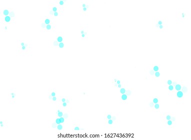 Light Green vector template with circles. Beautiful colored illustration with blurred circles in nature style. Design for poster, banner of websites.