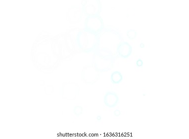 Light Green vector template with circles. Beautiful colored illustration with blurred circles in nature style. Pattern for beautiful websites.