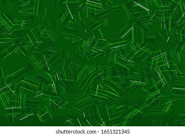 Plantilla vectorial verde claro con círculos. Hermosa ilustración de color con círculos borrosos en estilo natural. Patrón de anuncios futuristas, folletos.