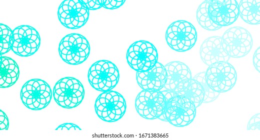 Light Green vector template with circles. Modern abstract illustration with colorful circle shapes. Design for posters, banners.