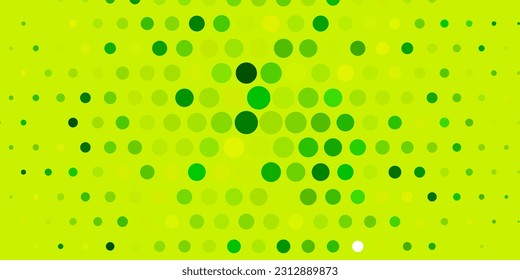 Light Green vector template with circles. Illustration with set of shining colorful abstract spheres. New template for a brand book.