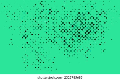 Light Green vector template with circles. Illustration with set of shining colorful abstract circles. Pattern of water, rain drops.