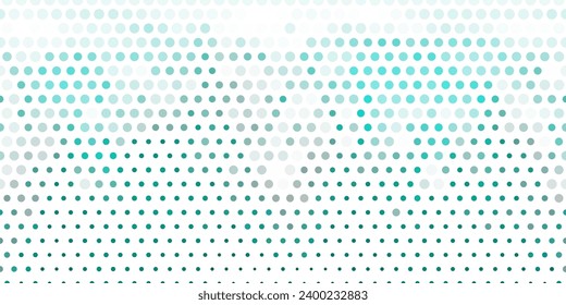 Light green vector template with circles. Colorful illustration with gradient dots in nature style. Design for your commercials.
