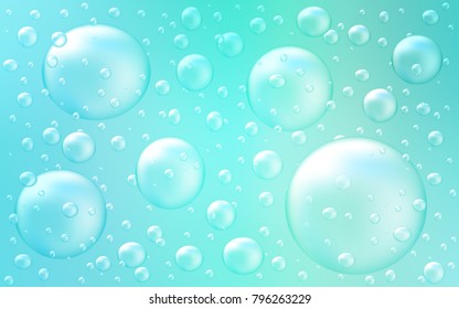 Light Green vector template with circles. Illustration with set of shining colorful abstract circles. The pattern can be used for aqua ad, booklets.