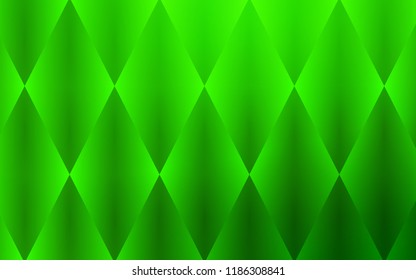 Light Green vector template with crystals, rectangles. Glitter abstract illustration with rectangular shapes. Modern template for your landing page.