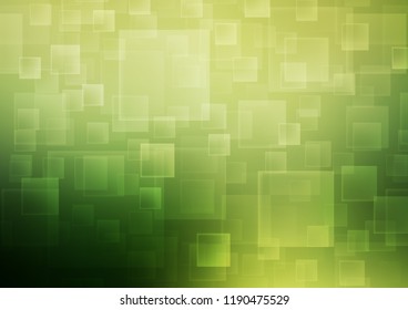 Light Green vector template with crystals, rectangles. Illustration with set of colorful rectangles. Pattern for busines ad, booklets, leaflets