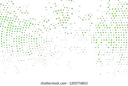 Light Green vector template with crystals, rectangles. Beautiful illustration with rectangles and squares. Modern template for your landing page.