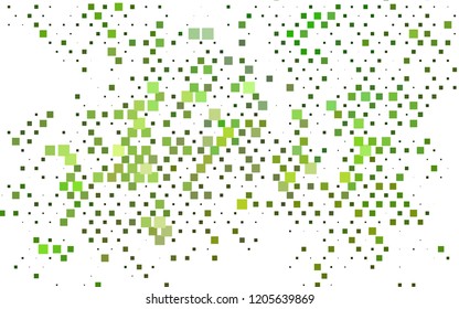 Light Green vector template with crystals, rectangles. Modern abstract illustration with colorful rectangles. The template can be used as a background.