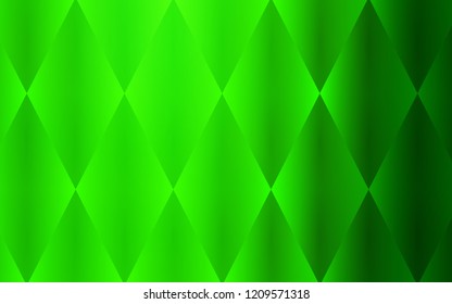 Light Green vector template with crystals, rectangles. Rectangles on abstract background with colorful gradient. Pattern for busines ad, booklets, leaflets